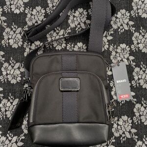 Tumi Barksdale Crossbody Bag Purse Black